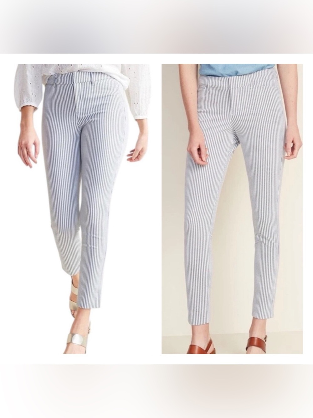 Old Navy Railroad Stripe Pixie Pants - 16 Tall